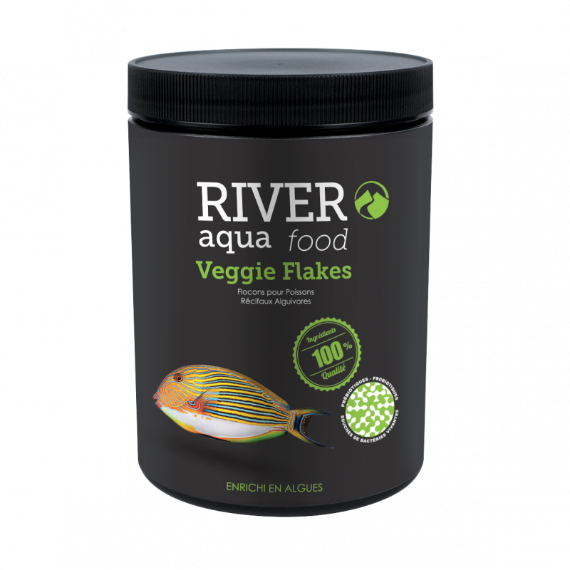 River Aqua Reef Veggie Flakes 1000ml River Aqua Reef Veggie Flakes 1000ml